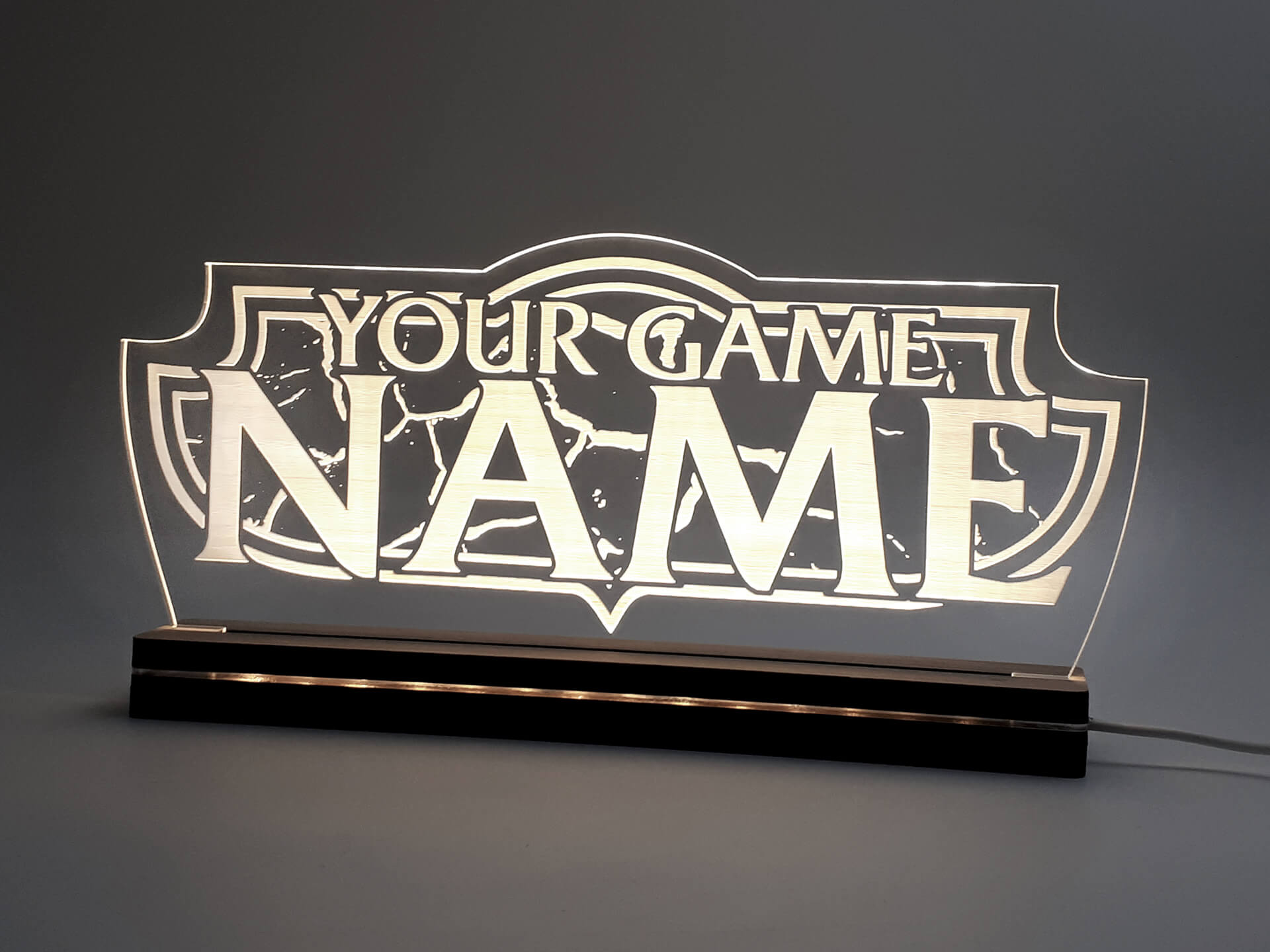 Φωτιστικό Led "Your Game Name"