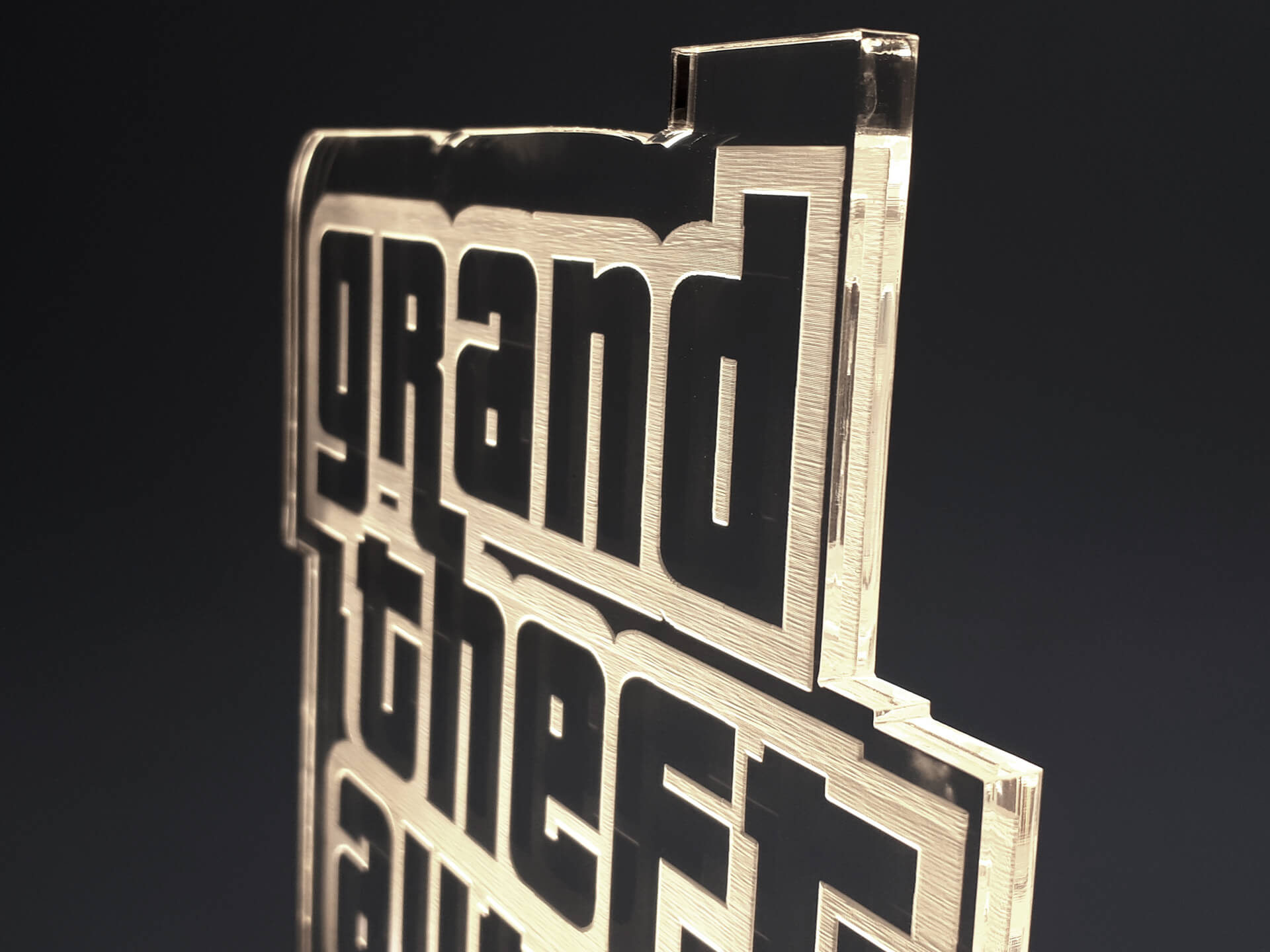 Φωτιστικό Led "Grand Theft Auto"